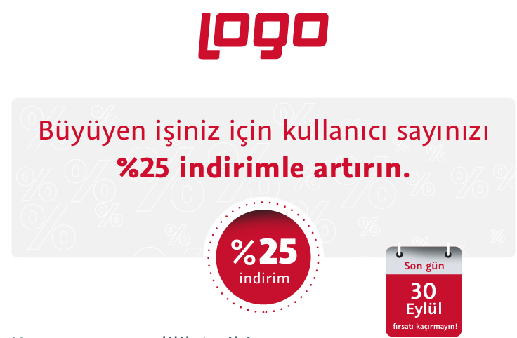 Büyüyen işiniz için kullanıcı sayınızı % 20 indirimle artırın.