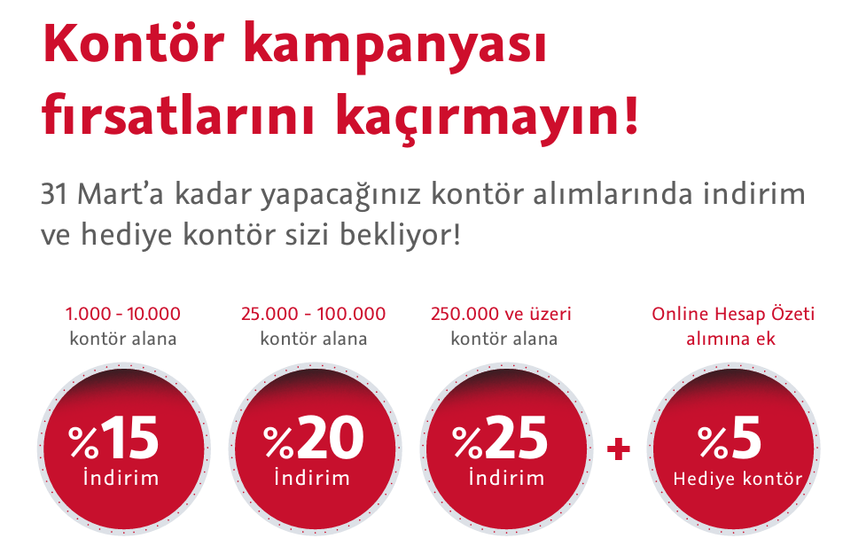 ELogo kontör kampanyası