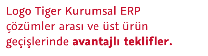 Logo Kurumsal ERP çözümler arası ve üst ürün geçişlerinde avantajlı teklifler