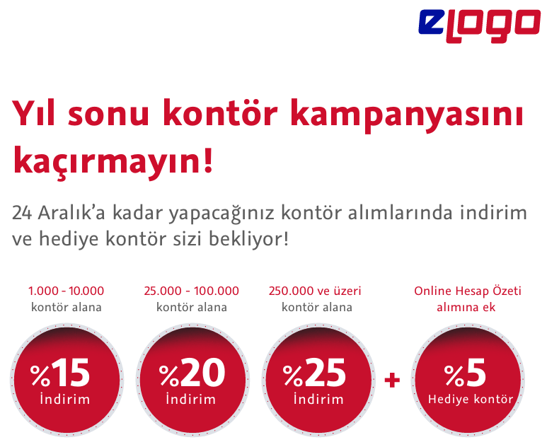 ELogo Yıl sonu kontör kampanyası