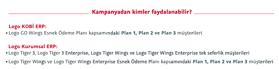 Logo KOBİ ve Kurumsal ERP  müşterilerine e-Dönüşüm çözümlerinde indirim fırsatı